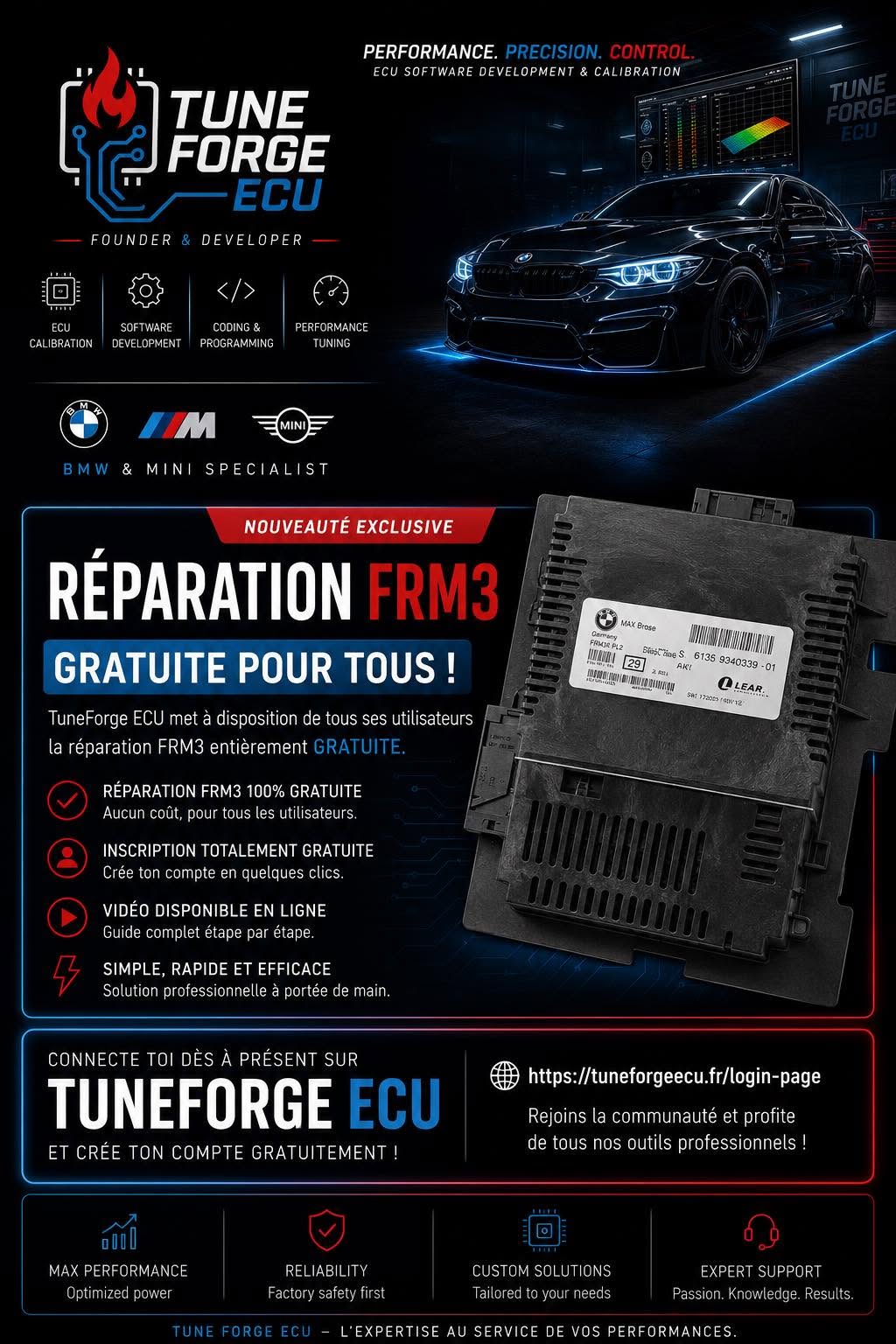 Réparation BMW FRM3 gratuite